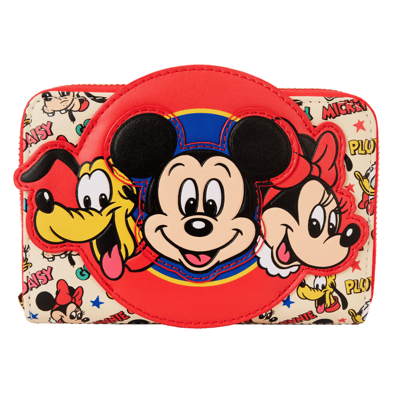 MICKEY AND FRIENDS CLASSIC ZIP AROUND WALLET - DISNEY