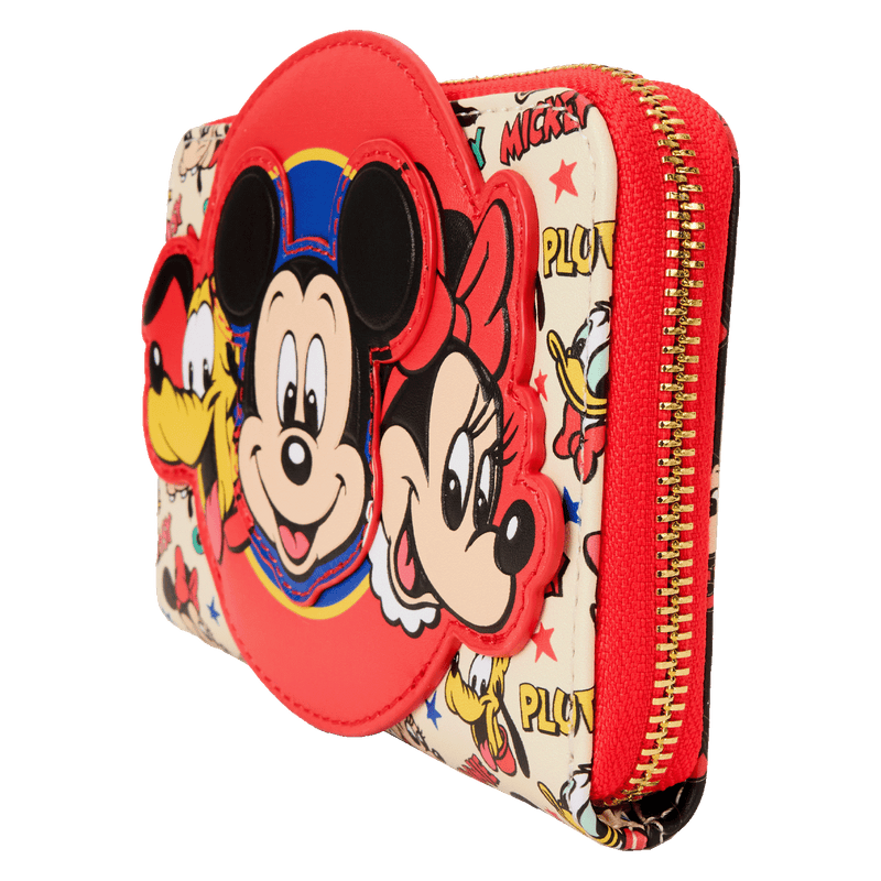 MICKEY AND FRIENDS CLASSIC ZIP AROUND WALLET - DISNEY