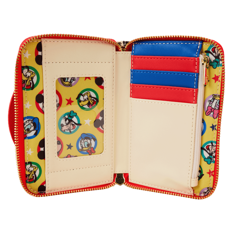 MICKEY AND FRIENDS CLASSIC ZIP AROUND WALLET - DISNEY