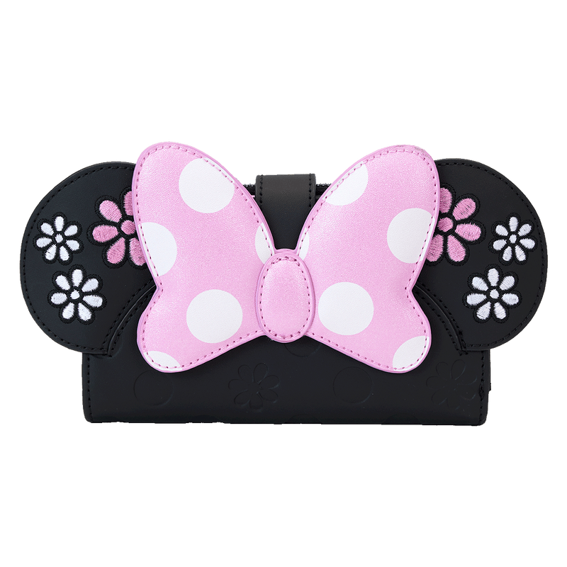 MINNIE FLORAL ROCK THE DOTS FLAP WALLET - DISNEY