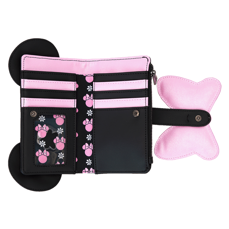 MINNIE FLORAL ROCK THE DOTS FLAP WALLET - DISNEY