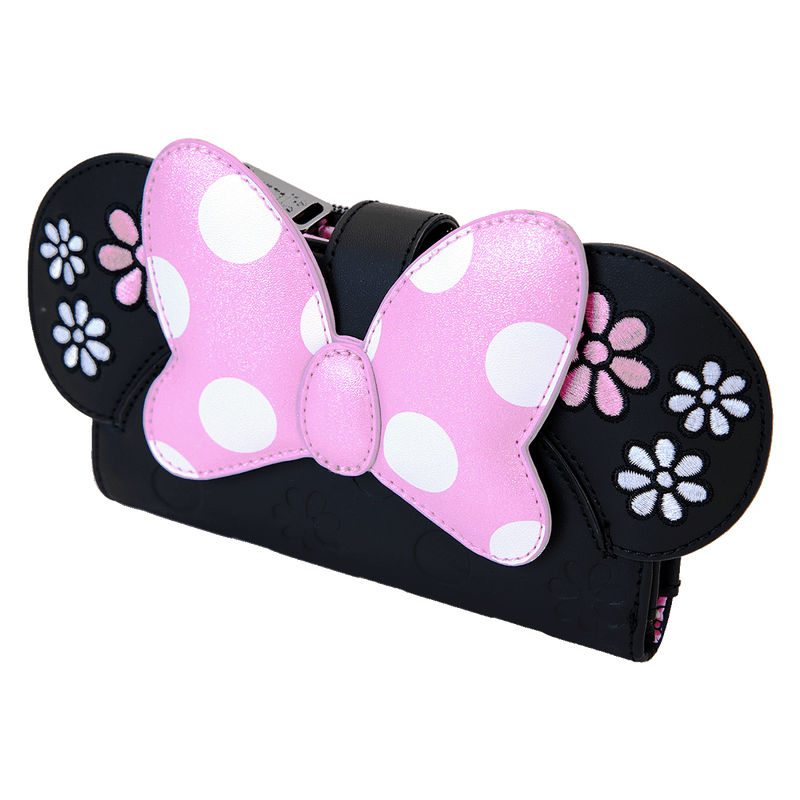 MINNIE FLORAL ROCK THE DOTS FLAP WALLET - DISNEY