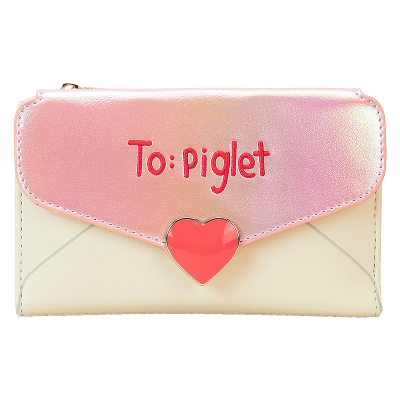 WINNIE THE POOH LOVE LETTER FLAP WALLET - DISNEY