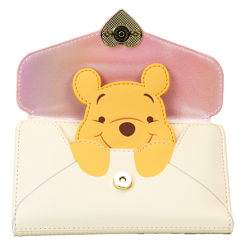 WINNIE THE POOH LOVE LETTER FLAP WALLET - DISNEY