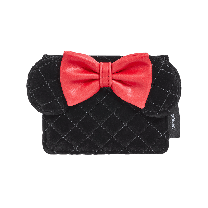 MINNIE MOUSE QUILTED VELVET CARDHOLDER - DISNEY