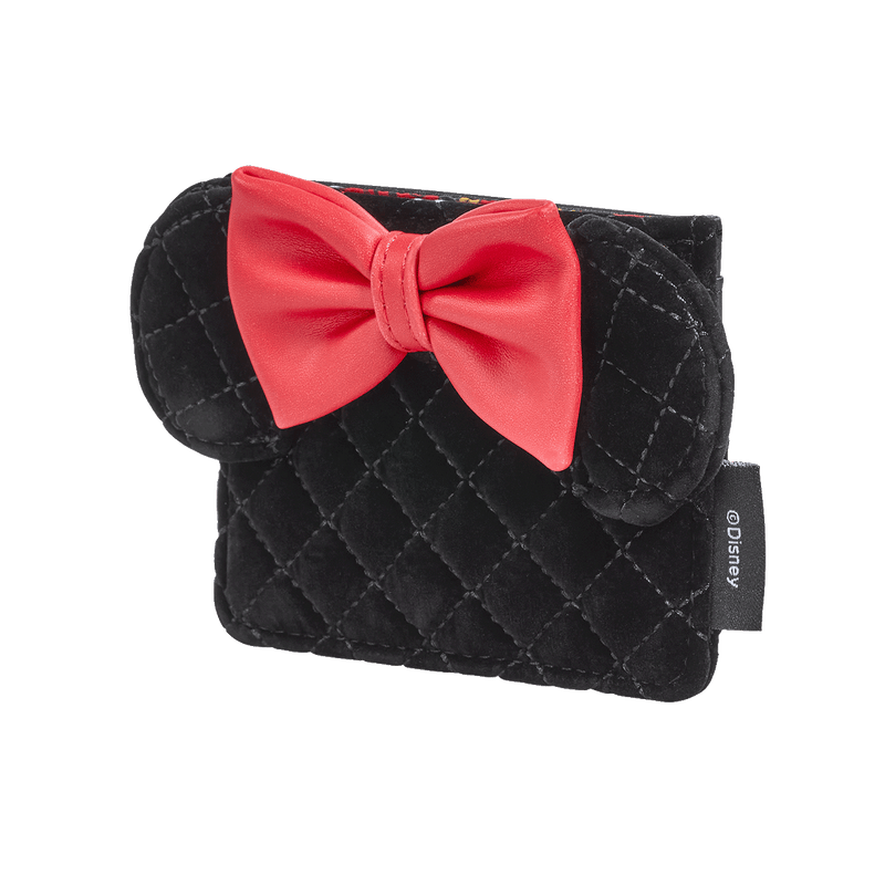 MINNIE MOUSE QUILTED VELVET CARDHOLDER - DISNEY