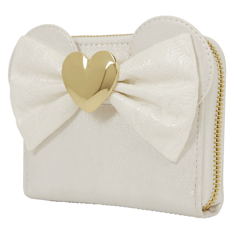IRIDESCENT LACE WEDDING ZIP AROUND WALLET - DISNEY