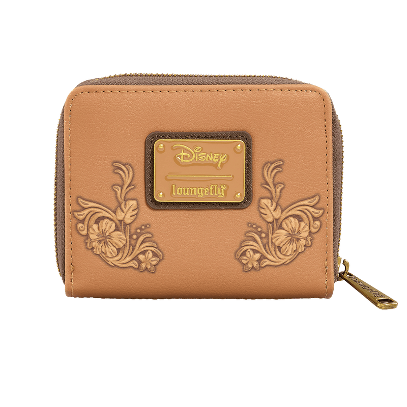 STITCH BROWN DEBOSSED WALLET - DISNEY