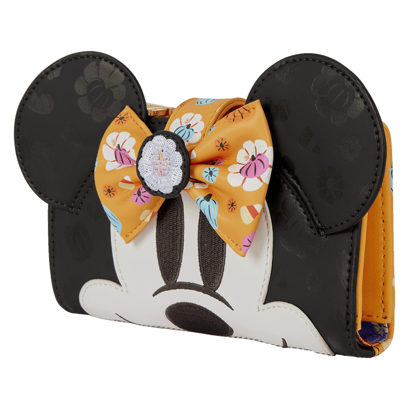 MINNIE MOUSE COLOURFUL PUMPKIN WALLET - DISNEY