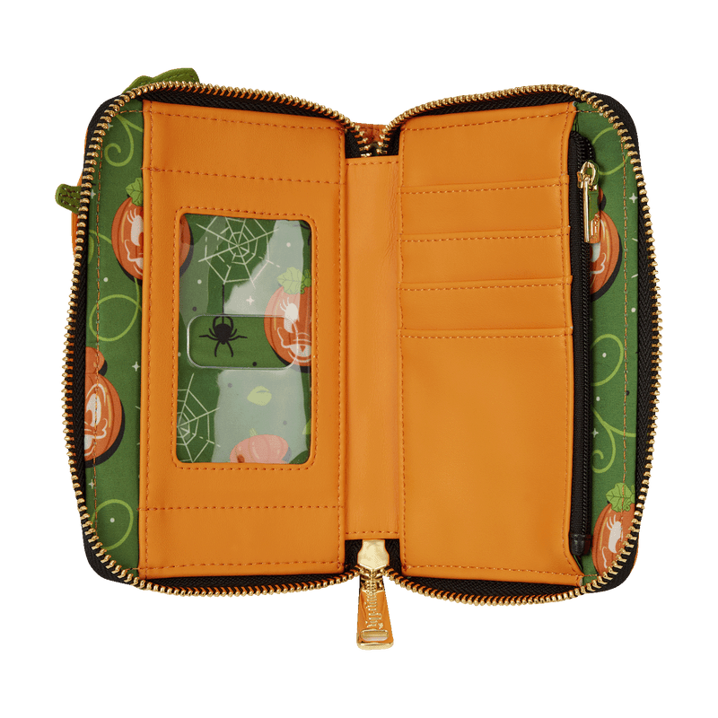DONALD AND DAISY JACK-O-LANTERN ZIP AROUND WALLET - DISNEY