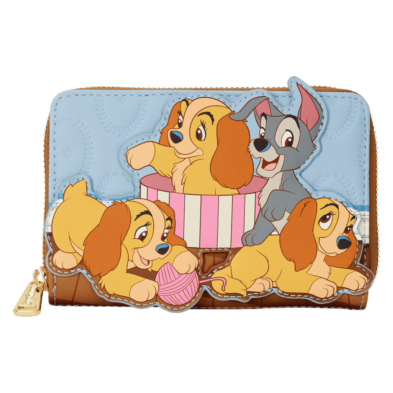 LADY AND THE TRAMP PLAYTIME ZIP AROUND WALLET - DISNEY