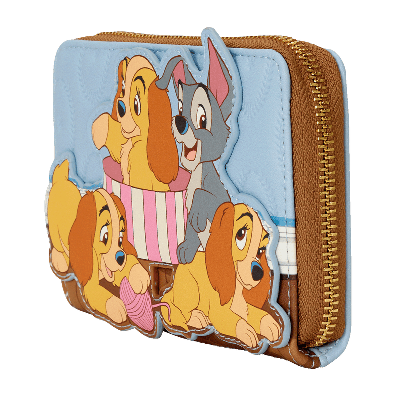 LADY AND THE TRAMP PLAYTIME ZIP AROUND WALLET - DISNEY