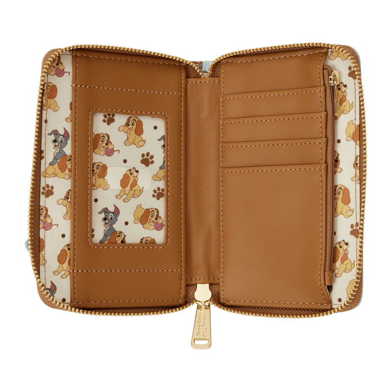 LADY AND THE TRAMP PLAYTIME ZIP AROUND WALLET - DISNEY