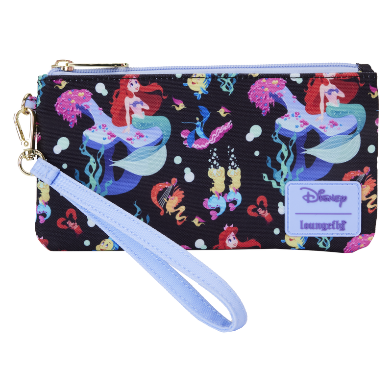 LIFE IS THE BUBBLES NYLON WRISTLET WALLET - THE LITTLE MERMAID 35TH ANNIVERSARY