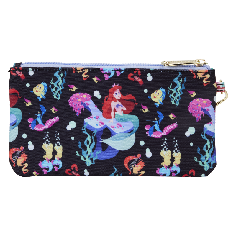 LIFE IS THE BUBBLES NYLON WRISTLET WALLET - THE LITTLE MERMAID 35TH ANNIVERSARY