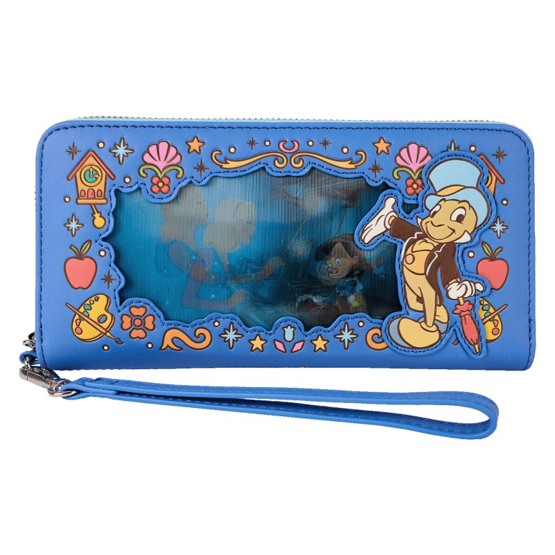 PINOCCHIO LENTICULAR ZIP AROUND WRISTLET WALLET - DISNEY