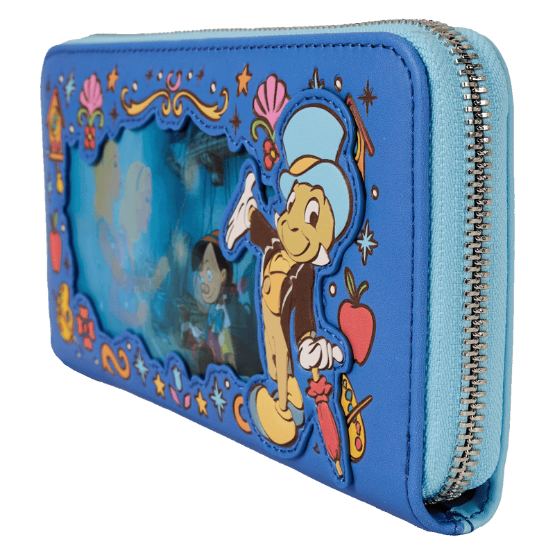 PINOCCHIO LENTICULAR ZIP AROUND WRISTLET WALLET - DISNEY