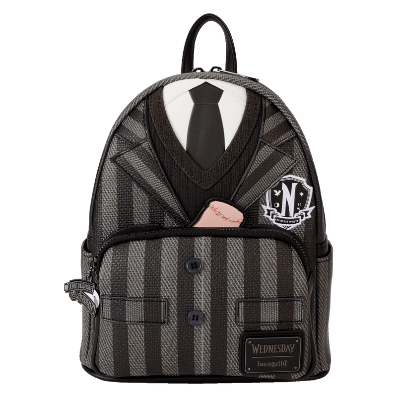 NEVERMORE ACADEMY UNIFORM MINI BACKPACK - WEDNESDAY