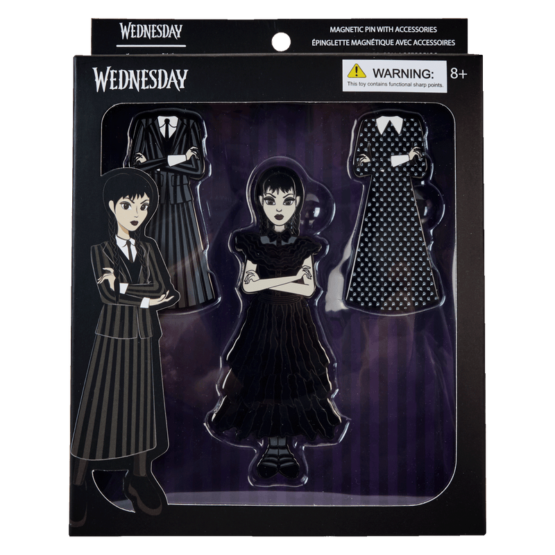 WEDNESDAY ADDAMS PAPER DOLL PIN - MGM