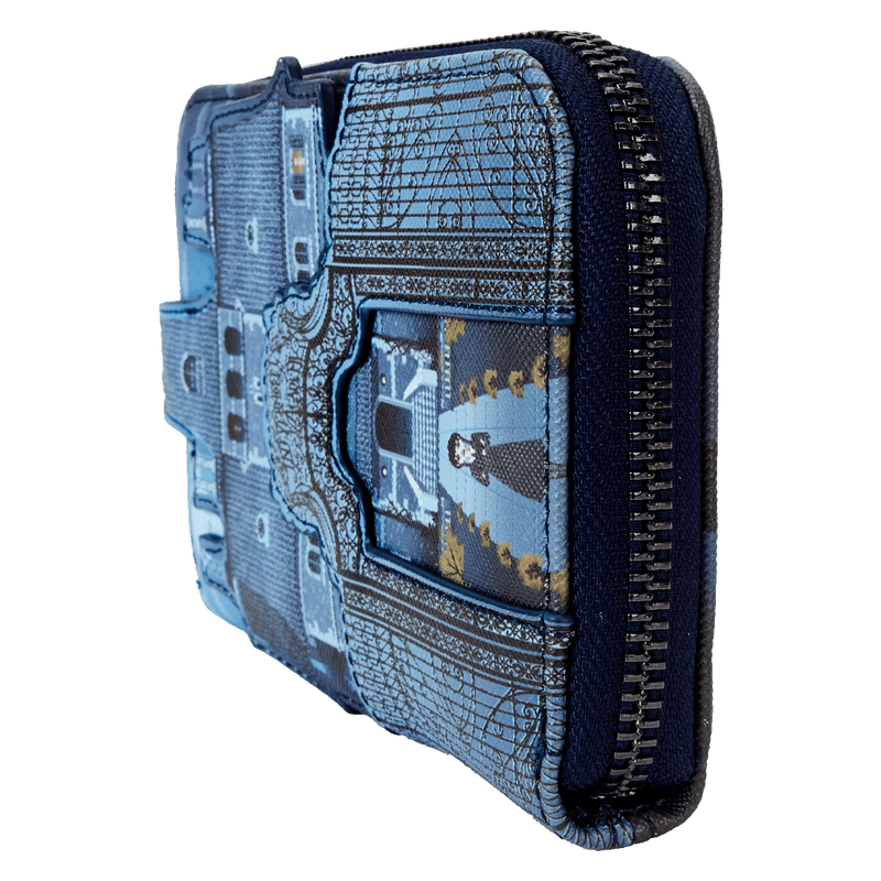 NEVERMORE CASTLE ZIP AROUND WALLET - WEDNESDAY