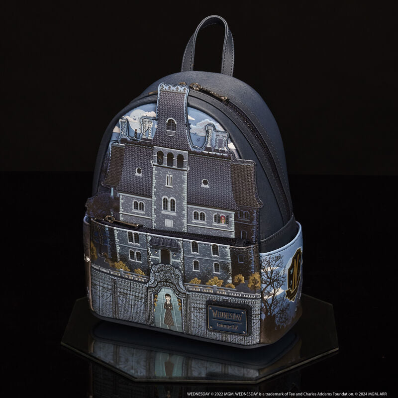 NEVERMORE ACADEMY MINI BACKPACK - WEDNESDAY