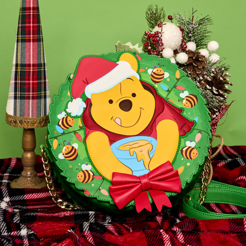 WINNIE THE POOH STUCK IN WREATH CROSSBODY BAG - DISNEY