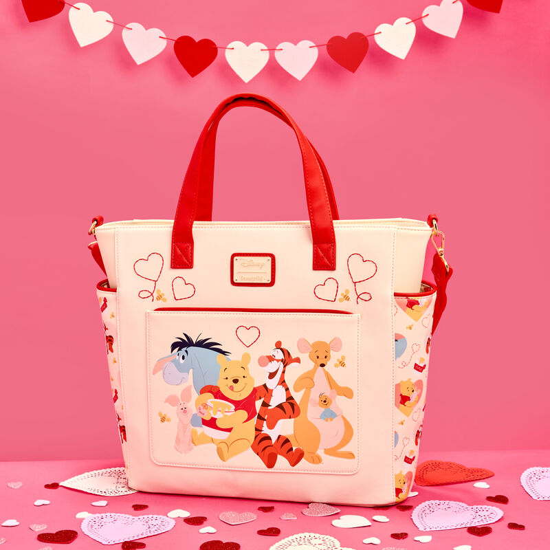 WINNIE THE POOH LOVE CONVERTIBLE TOTE BAG - DISNEY