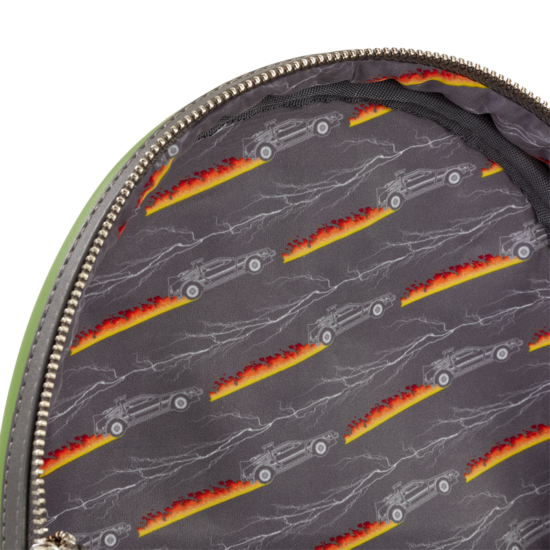 DELOREAN LIGHT UP BACKPACK - BACK TO THE FUTURE