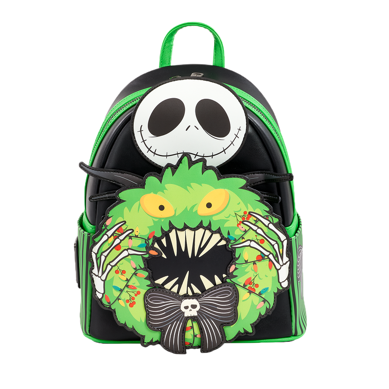 THE NIGHTMARE BEFORE CHRISTMAS WREATH MINI BACKPACK - DISNEY