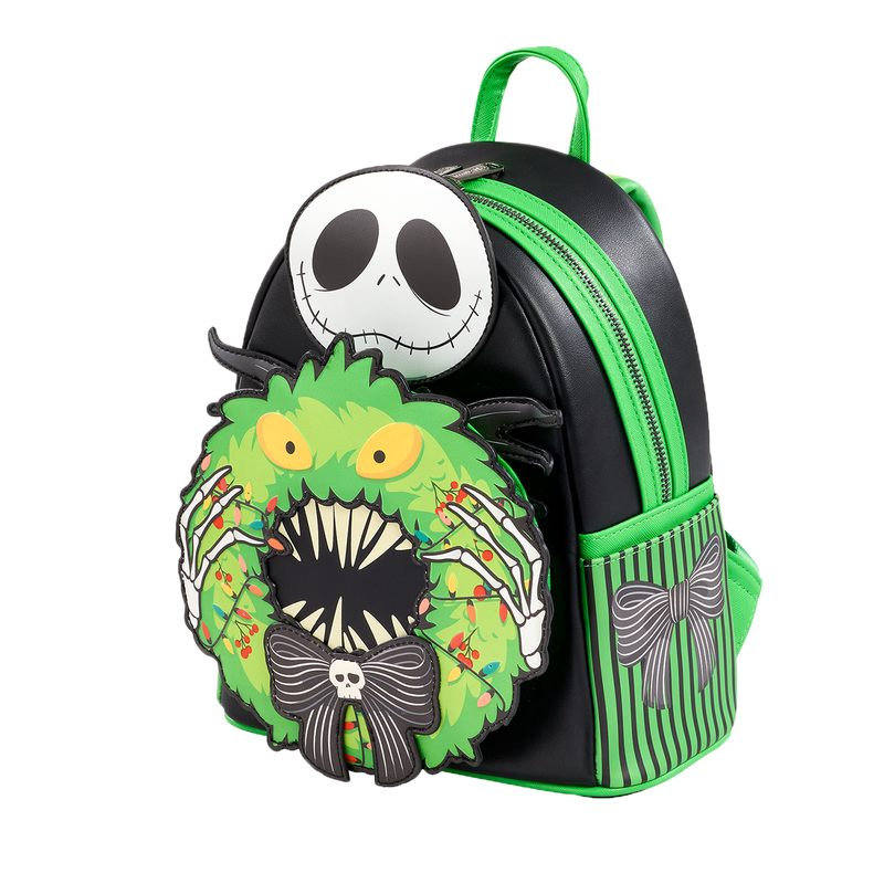 THE NIGHTMARE BEFORE CHRISTMAS WREATH MINI BACKPACK - DISNEY