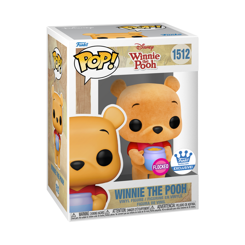 WINNIE THE POOH (FLOCKED) - DISNEY