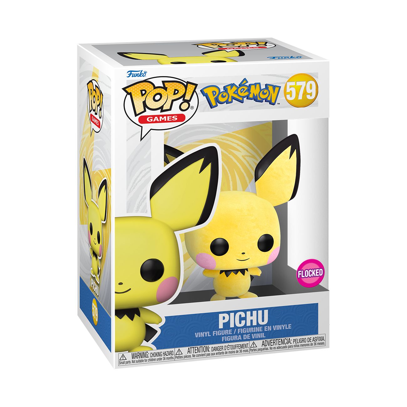 Pichu (Flocked) - Pokemon Pop! Flocked (Exc) | Funko EU