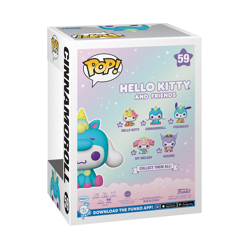 CINNAMOROLL (UNICORN PARTY) - HELLO KITTY AND FRIENDS