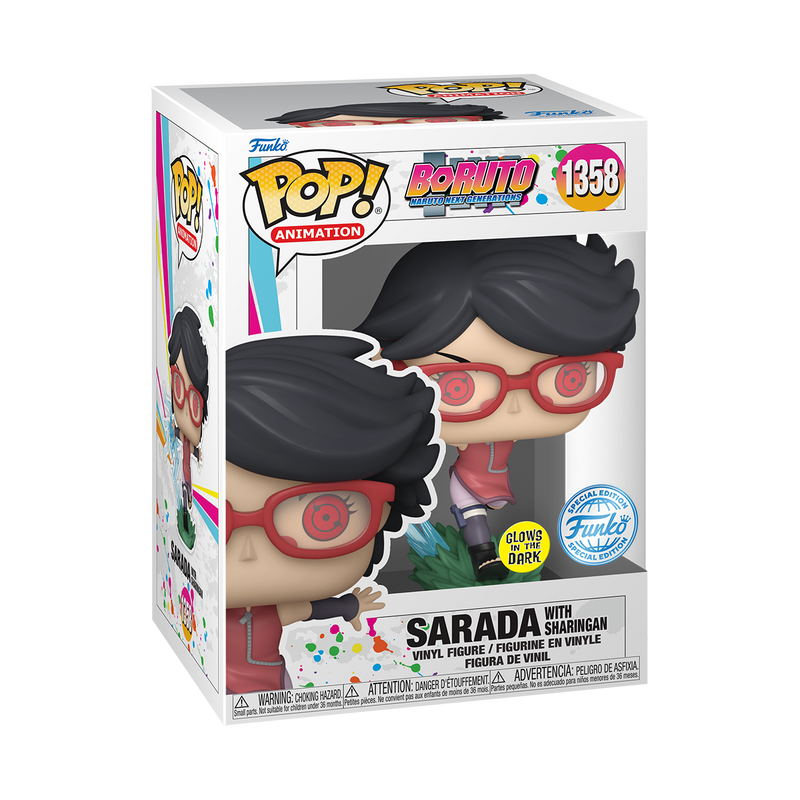 SARADA WITH SHARINGAN (GLOW) - BORUTO: NARUTO NEXT GENERATION