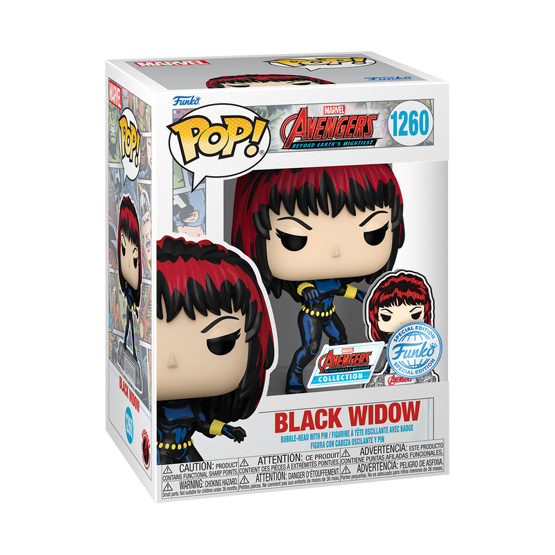 BLACK WIDOW (WITH PIN) - AVENGERS: BEYOND EARTH'S MIGHTIEST