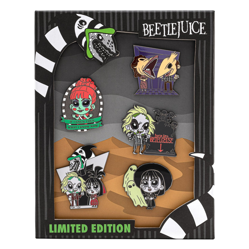 BEETLEJUICE SUMMER CONVENTION 5PK ENAMEL PIN SET