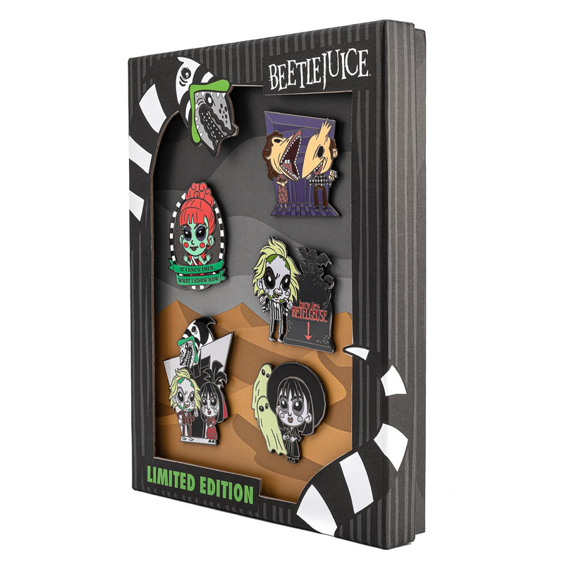 BEETLEJUICE SUMMER CONVENTION 5PK ENAMEL PIN SET