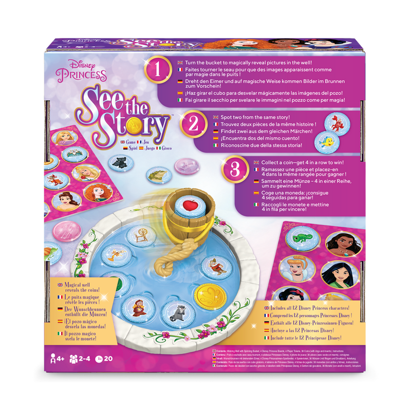 SEE THE STORY GAME (MULTIPLE LANGUAGES) - DISNEY PRINCESS
