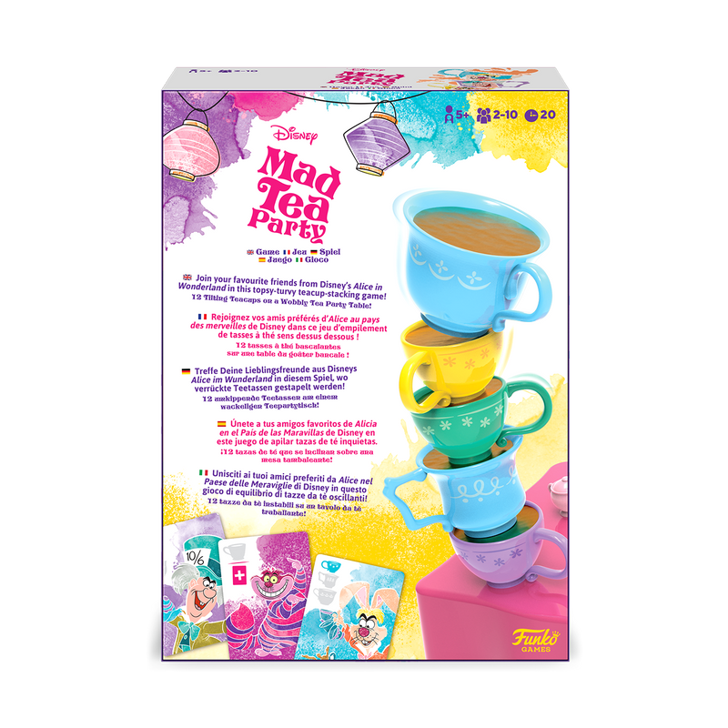 MAD TEA PARTY GAME (MULTIPLE LANGUAGES) - ALICE IN WONDERLAND
