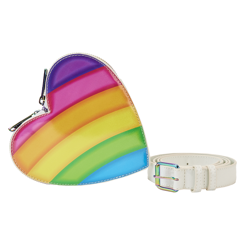 LOGO HEART DETACHABLE RAINBOW BAG MINI BACKPACK - LISA FRANK