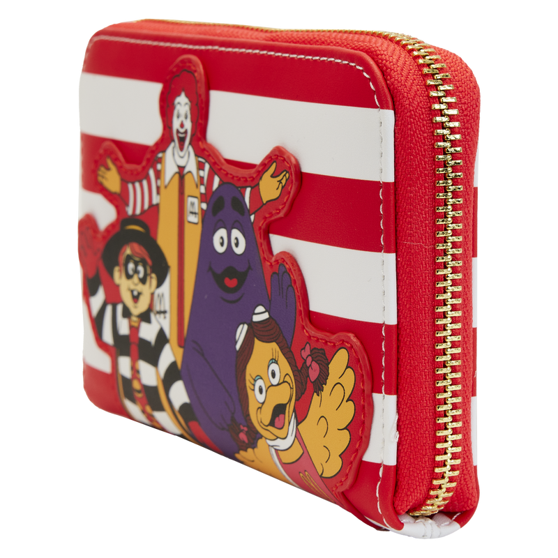 RONALD AND FRIENDS ZIP AROUND WALLET - MCDONALDS