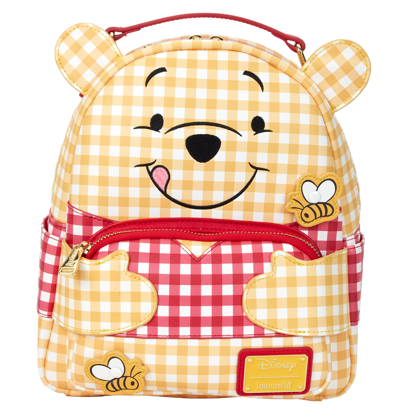 WINNIE THE POOH GINGHAM MINI BACKPACK - DISNEY