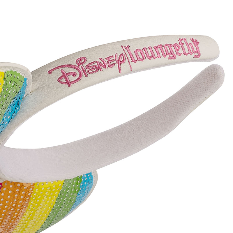 SEQUIN RAINBOW MINNIE MOUSE EARS HEADBAND