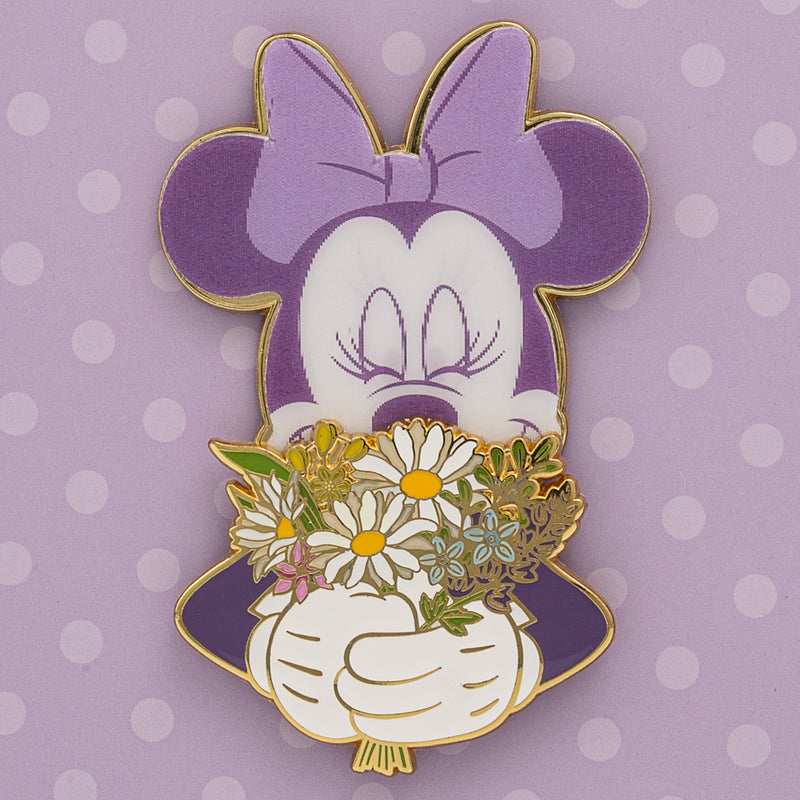 MINNIE MOUSE FLOWERS 3 INCH PIN - DISNEY