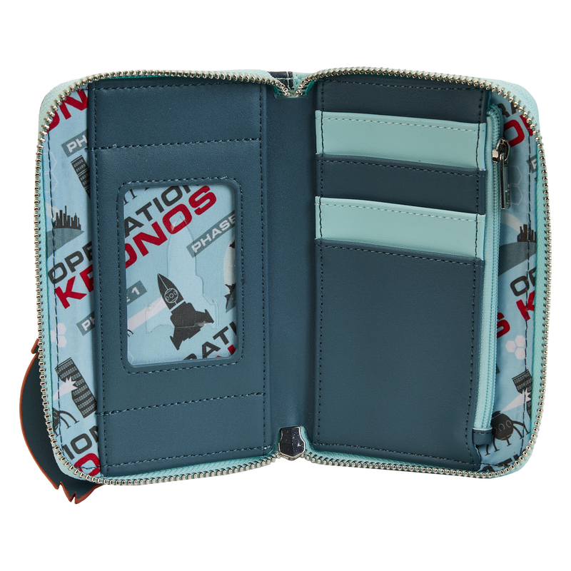 PIXAR MOMENTS INCREDIBLES SYNDROME ZIP AROUND WALLET